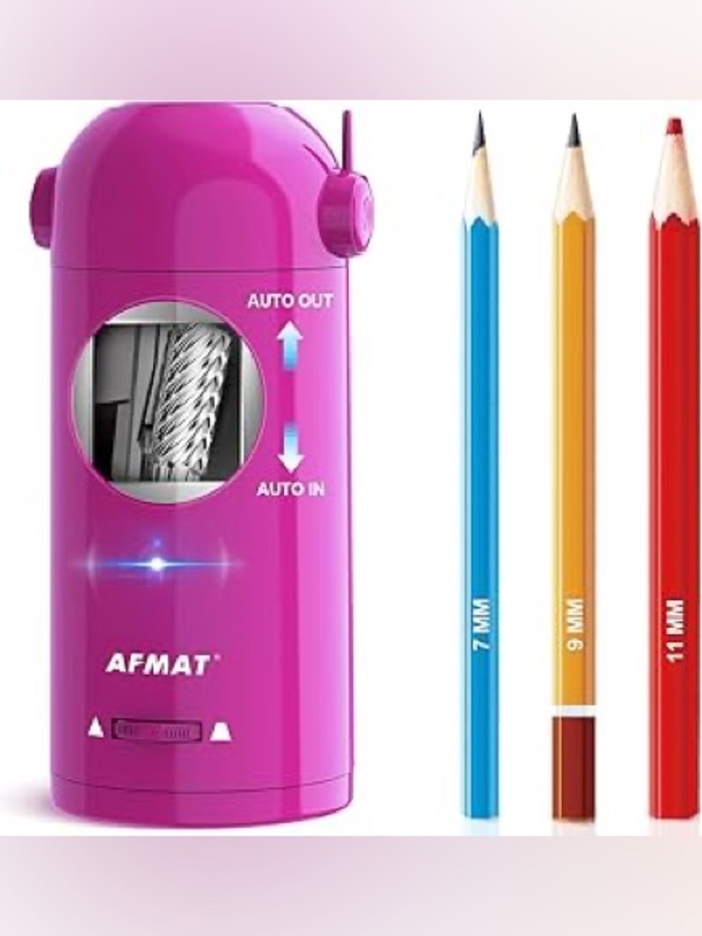 AFMAT Electric Pencil Sharpener, Fully Automatic Pencil Sharpener